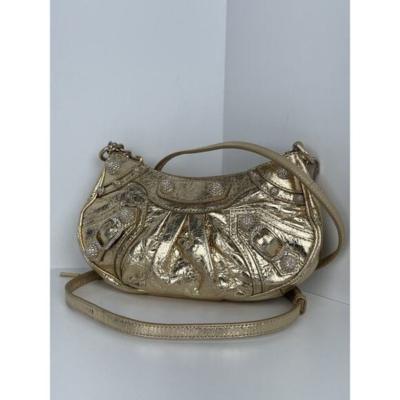 Balenciaga Le Cagole Mini Shoulder Bag in Gold C-1 - Picture 1 of 16